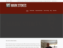 Tablet Screenshot of mark-stokes.com